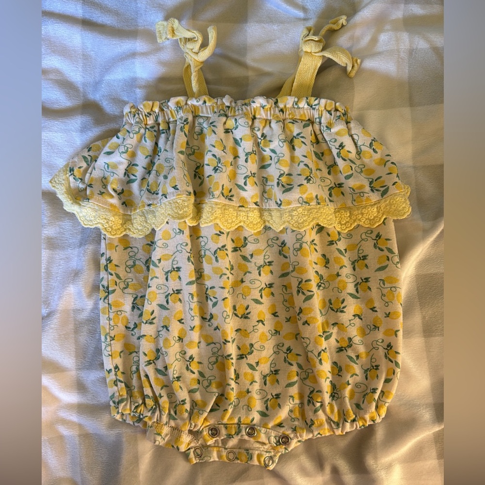 Jessica Simpson baby girl bubble romper